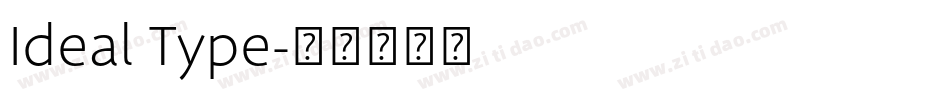 Ideal Type字体转换